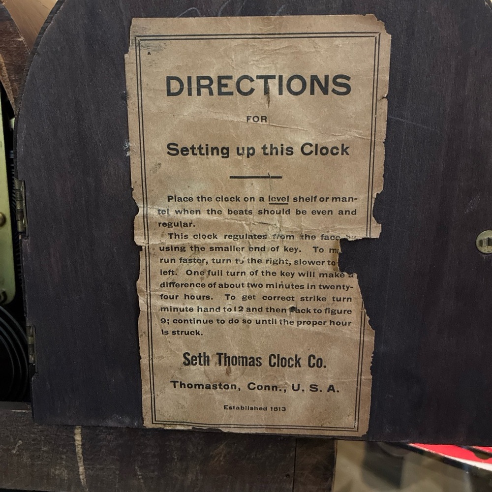 Brown Wall Clock - Picture 6 of 9